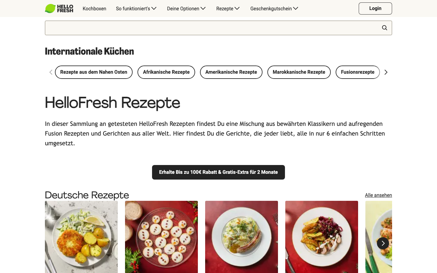 HelloFresh Rezepte 2026: Auswahl aus Deutschen Rezepten, internationalen Küchen und Fusion-Gerichten