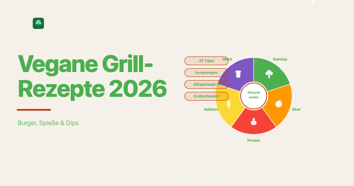 Vegane Grillrezepte 2026: Burger, Spieße und Dips für die BBQ-Saison