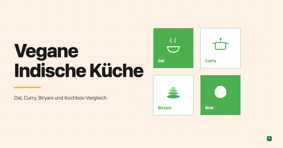Vegane Indische Küche - Dal, Curry, Biryani und Kochbox-Vergleich