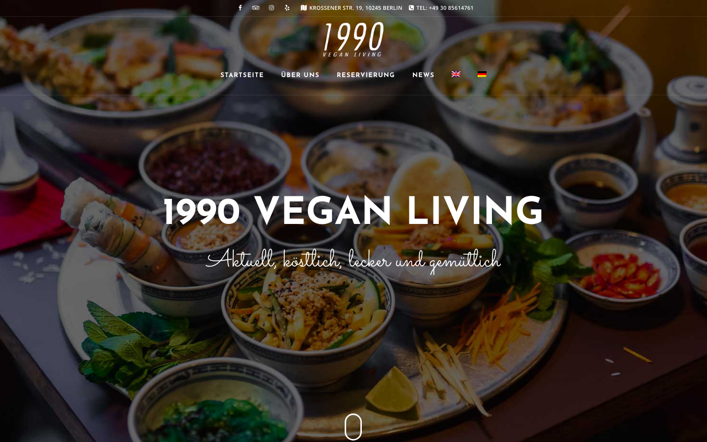 Startseite von 1990 Vegan Living in Friedrichshain
